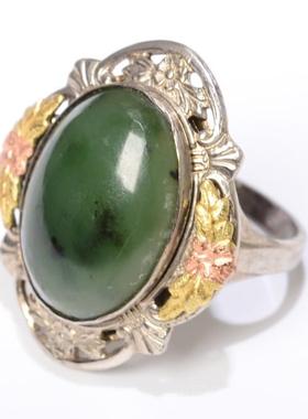 庭院古典纯银孤品戒指