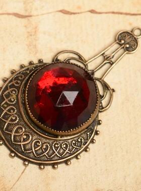 庭院西洋古董捷克老琉璃吊坠