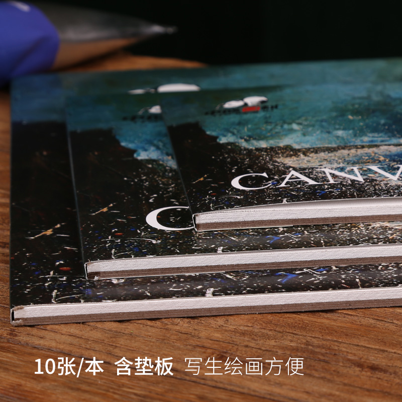 中盛画材油画布本油画纸本油画布丙烯本初学练习油画纸本油画颜料 - 图2