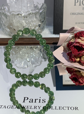 皮皮pipi｜天然冰透捷克绿祖母晶手串一物一图显白绿祖母晶手链