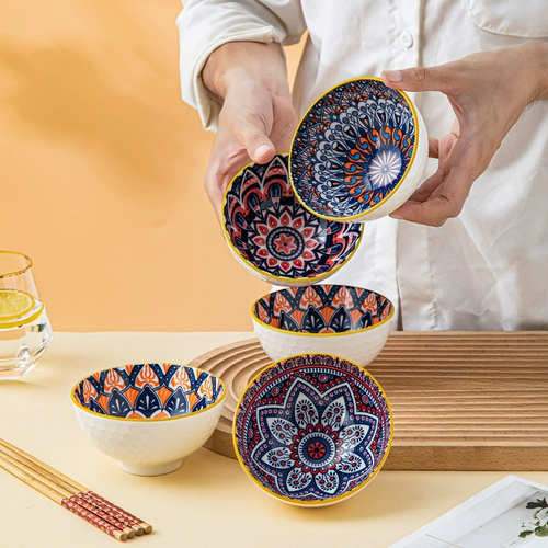 Комплект для домашнего использования, керамическая посуда, подарочная коробка, стиль бохо, делается под заказ, подарок на день рождения, оптовые продажи