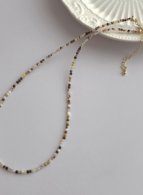 小众设计2mm天然淡水贝壳