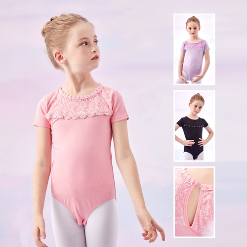 Танцевальные танцевальные услуги Дети и девочки летние короткие рост