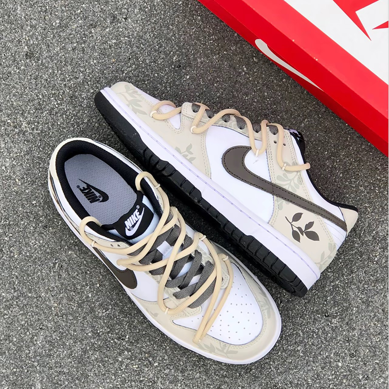 FZBB球鞋定制 Nike Dunk美拉德防滑耐磨低帮板鞋CW1590-100,淘宝优惠券,粉丝福利购,淘宝优惠卷