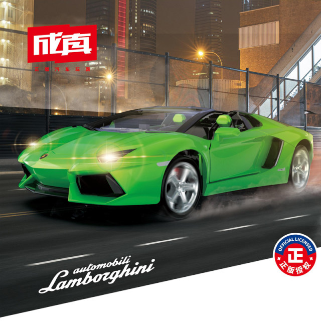 Colorful 124 alloy acoustic and light racing car model