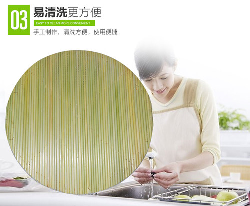 高粱杆盖双层手工盖帘圆形饺子盘饺子帘托盘盖垫锅盖篦子家用 - 图3