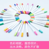 Двусторонняя акварель, мелки, экологичная кисть, подарочная коробка, 24 цветов, 36 цветов