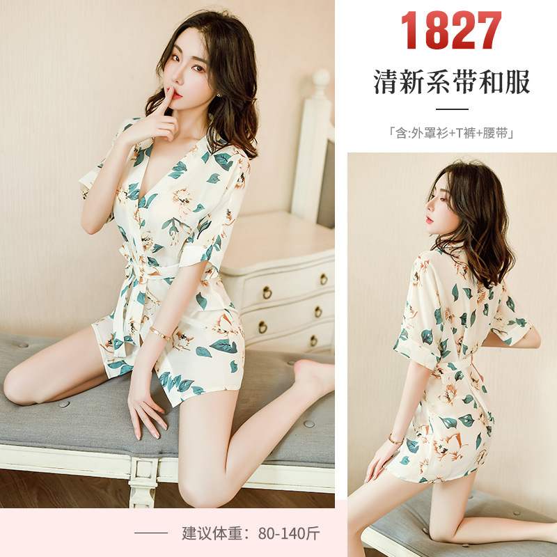 Sexy underwear women's sexy Uniform suit Japanese kimono co-图2