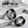 Smart display ring AI touch digital display camera heart rate blood oxygen sleep health step counting HRV wearable