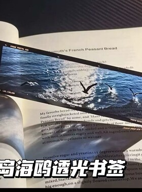 冰岛往事亚克力书签电影感透光唯美浪漫文艺复古胶片书签送礼物