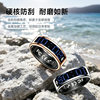 AI smart ring HD digital display touch heart rate blood oxygen sleep monitoring waterproof sports health wearable ring