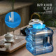 Household water dispenser with bucket mounted pure tea set and bucket