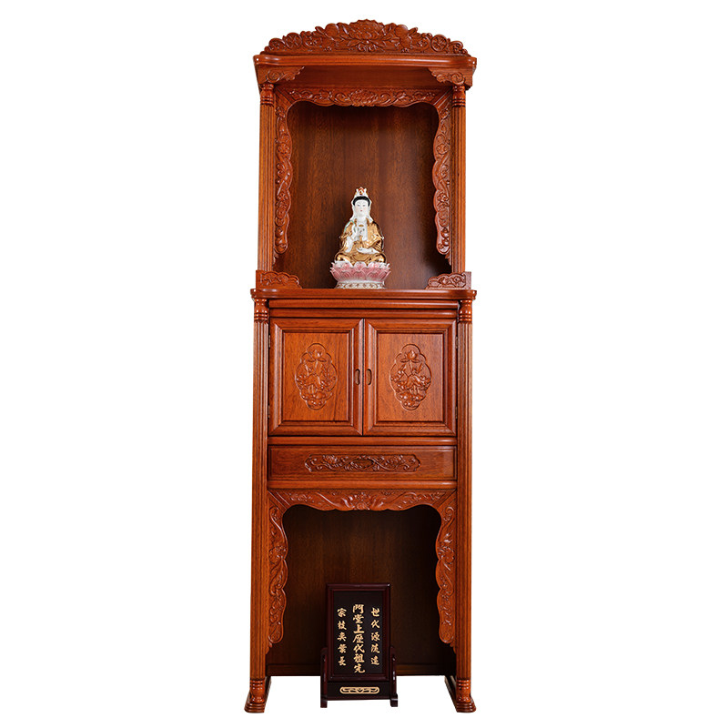 佛龛神柜供桌供台实木带门神楼神台观音财神柜家用整装立柜佛柜,淘宝优惠券,粉丝福利购,淘宝优惠卷