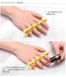 KaSi Поролоновый лак для ногтей для пальцев на ноге, набор маникюрных инструментов для маникюра, 1 пары