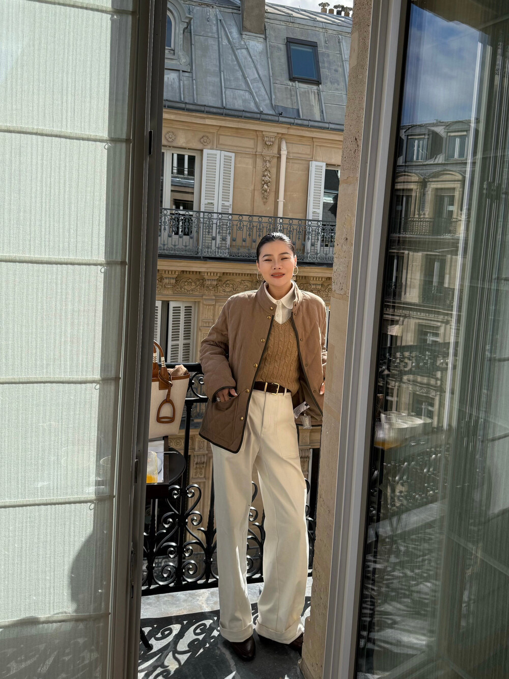 ONI欧尼~冬上新老钱天丝苎麻外套保暖羽绒服外套(配腰带8880) - 图2