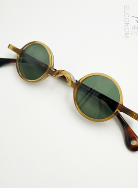 超小圆形偏光近视太阳镜