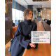 Luobian double-sided wool coat for women Hepburn woolen coat