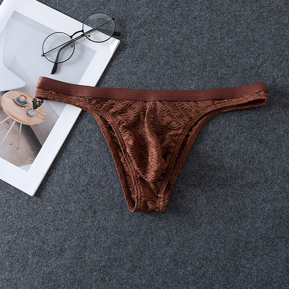 男士时蕾丝低腰透明比基尼小三角性感内裤,淘宝优惠券,粉丝福利购,淘宝优惠卷