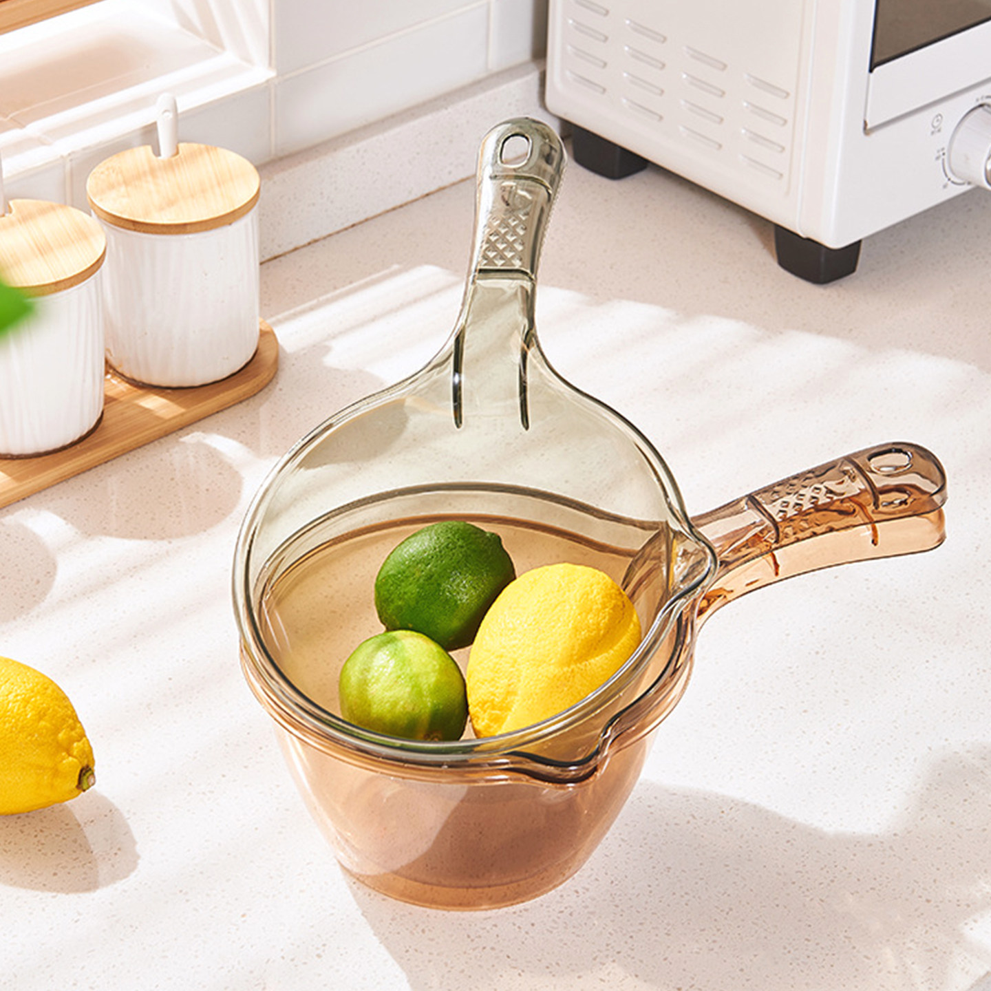 JOJO'S L. PD.杂货先生.创意PET水勺加厚水瓢厨房透明水舀 | 四纬,淘宝优惠券,粉丝福利购,淘宝优惠卷