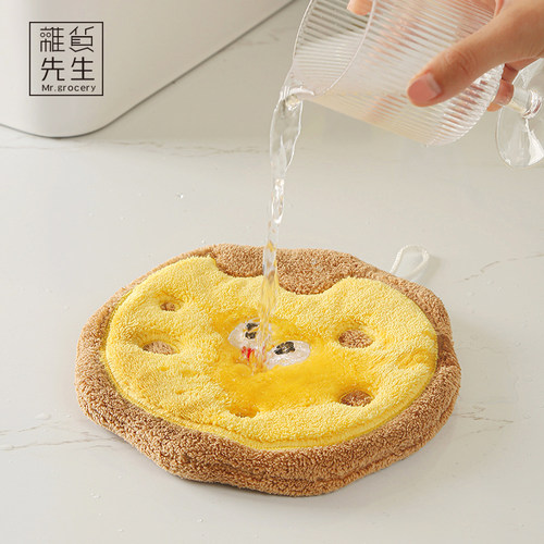 JOJO'S L. PD.杂货先生.加厚儿童珊瑚绒柔软可爱食物毛巾 | 细眼 - 图2