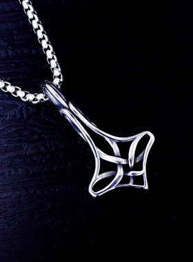 2026新款欧美镂空维京配饰吊坠爱尔兰同心结项链维京凯尔特结