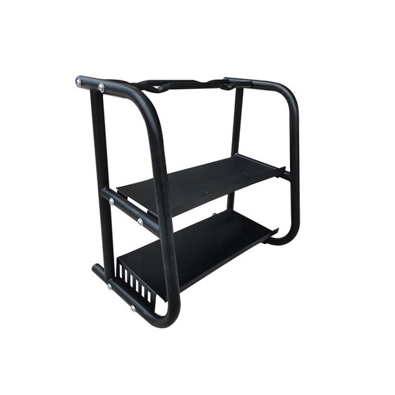 Kettlebell storage rack dumbbell rack double-layer household commercial three-layer dumbbell rack gym kettlebell hexagonal barbell bar