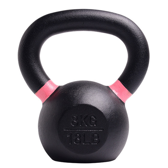 Squat cast iron kettlebell lifting kettlebell men's fitness home competitive spraying women's kettlebell buttocks slimming and strength training