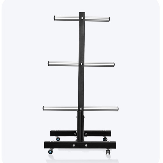 Barbell plate storage rack, gym barbell plate rack, barbell bar rack, mobile fitness plate storage rack