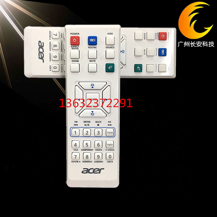 原装全新ACER宏碁投影机 宏基H6517ST H6517BD H6518BD遥控REMOTE - 图2