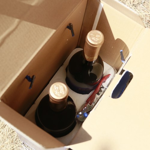 东北特产伊春蓝韵森林蓝钻蓝莓果酒低度酒750ml2瓶起包邮 - 图0