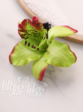 森系唯美风超仙海边头饰小花发夹