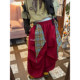 C2 homemade/waist butt curtain stacked casual pants for men and women, autumn loose and lazy jazz trousers wide-leg