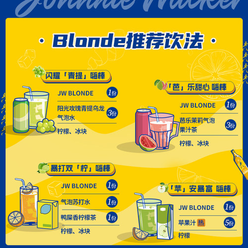 【顺手买一件】尊尼获加耀澄柠檬调酒威士忌50ml mini便携便利店 - 图1