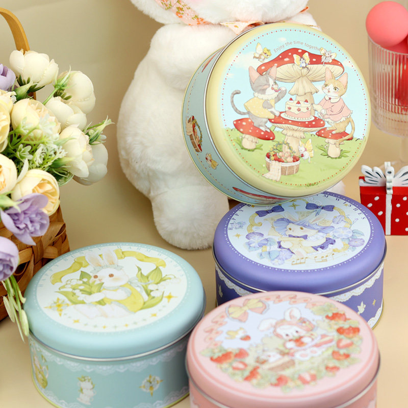 热销原创手绘烘焙曲奇饼干点心糖果可可脆雪花酥包装礼盒马口铁盒,淘宝优惠券,粉丝福利购,淘宝优惠卷