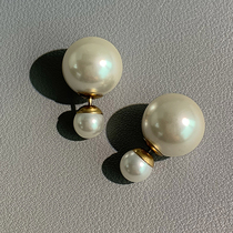 Muses Choo Temperament Fracking Advanced Sensation Pearl Earrings Woman 925 Silver Ear Nail Retro Temperament Earrings 