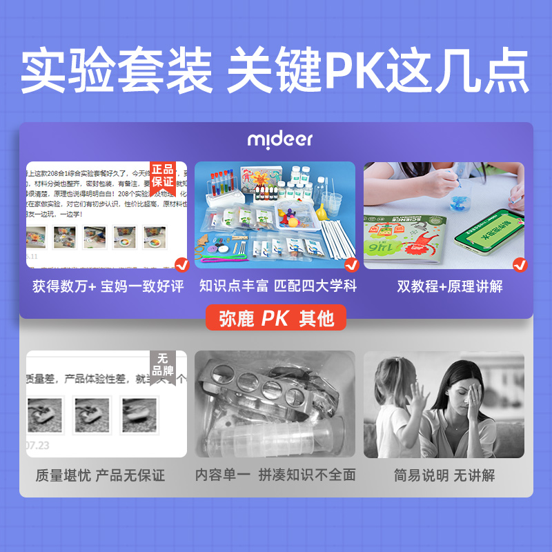 mideer弥鹿科学小实验套装儿童趣味盒子小学生手工科技制作器材料 - 图3