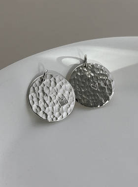 ushooc925纯银刻字吊坠