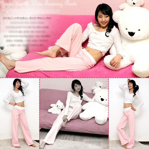 包邮春夏莱卡棉女瑜伽裤广场舞蹈跳操健身定做订制表演练功长服饰 - 图2