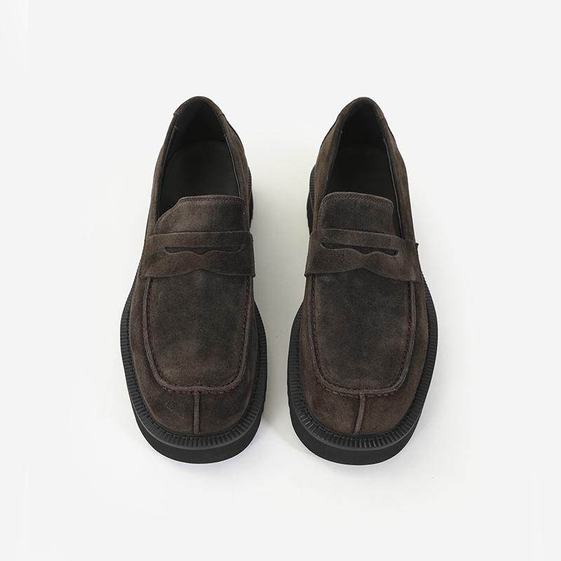 2025春季男士方头皮鞋一脚蹬英伦风休闲单鞋轻便乐福鞋百搭懒人鞋,淘宝优惠券,粉丝福利购,淘宝优惠卷