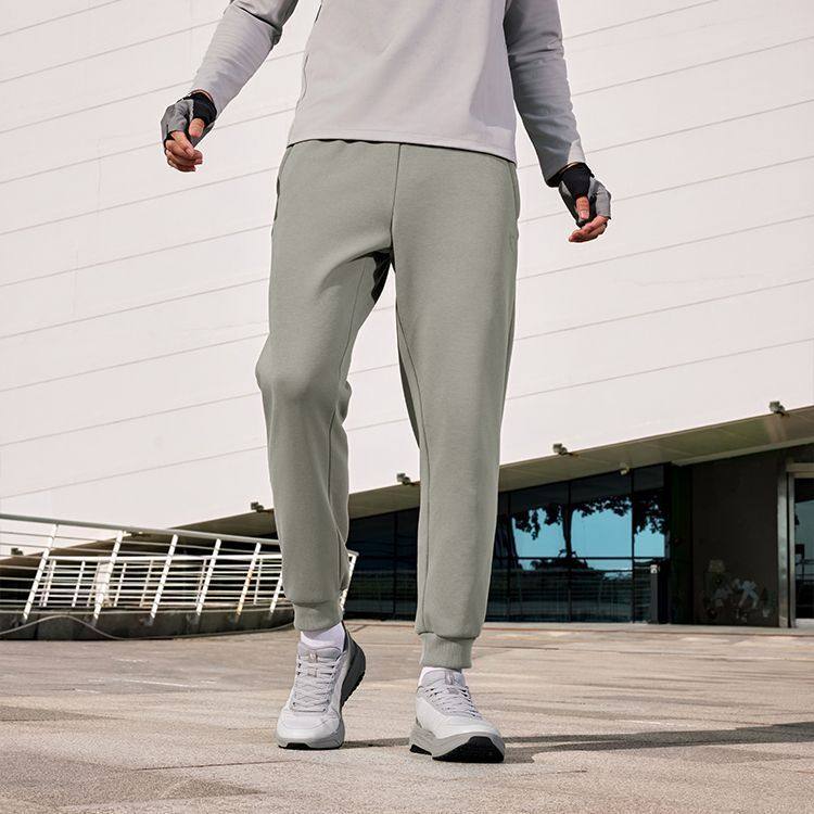 乔丹运动裤加绒裤男2025秋冬针织绒里长裤束脚加绒休闲裤运动裤男,淘宝优惠券,粉丝福利购,淘宝优惠卷