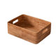 Vietnamese solid wood American style high-end rattan storage basket