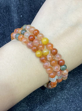 天然福禄寿三圈手串时尚小清新