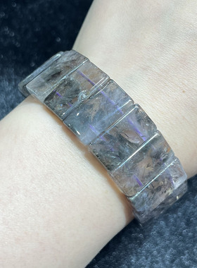 天然黑极光手串时尚小清新百搭