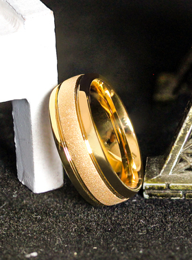 meerose男潮钨金国货之光金色