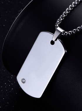 meerose情侣钨金DIY定制镶嵌吊坠