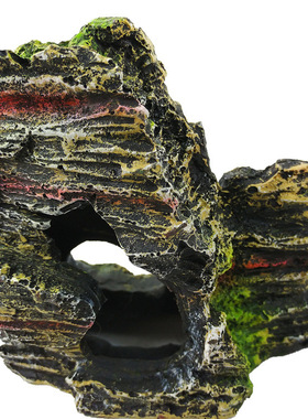 鱼缸造景观赏假山仿真树脂工艺水族箱装饰爆款山石摆件厂家直销