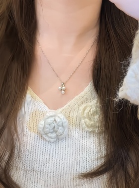 珍珠小葡萄项链女气质高级锁骨链