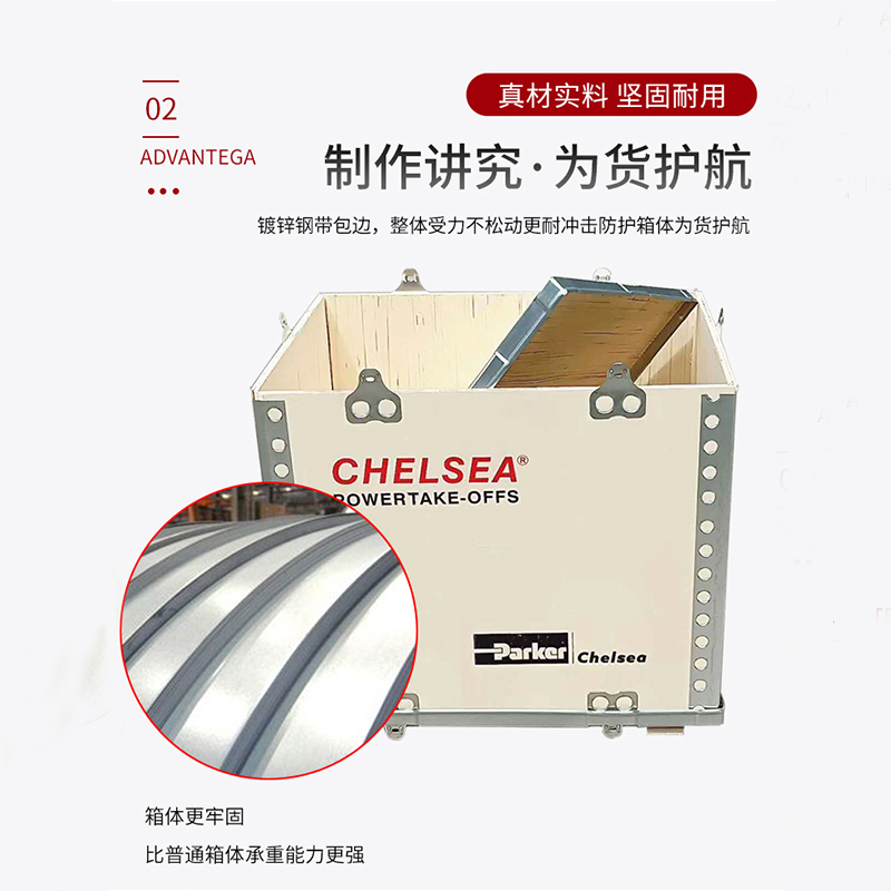 木箱定制免熏蒸胶合板钢带可拆卸式卡扣设备物流运输出口包装木箱 - 图0