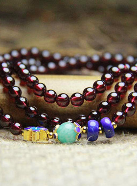 多圈散珠天河石手串