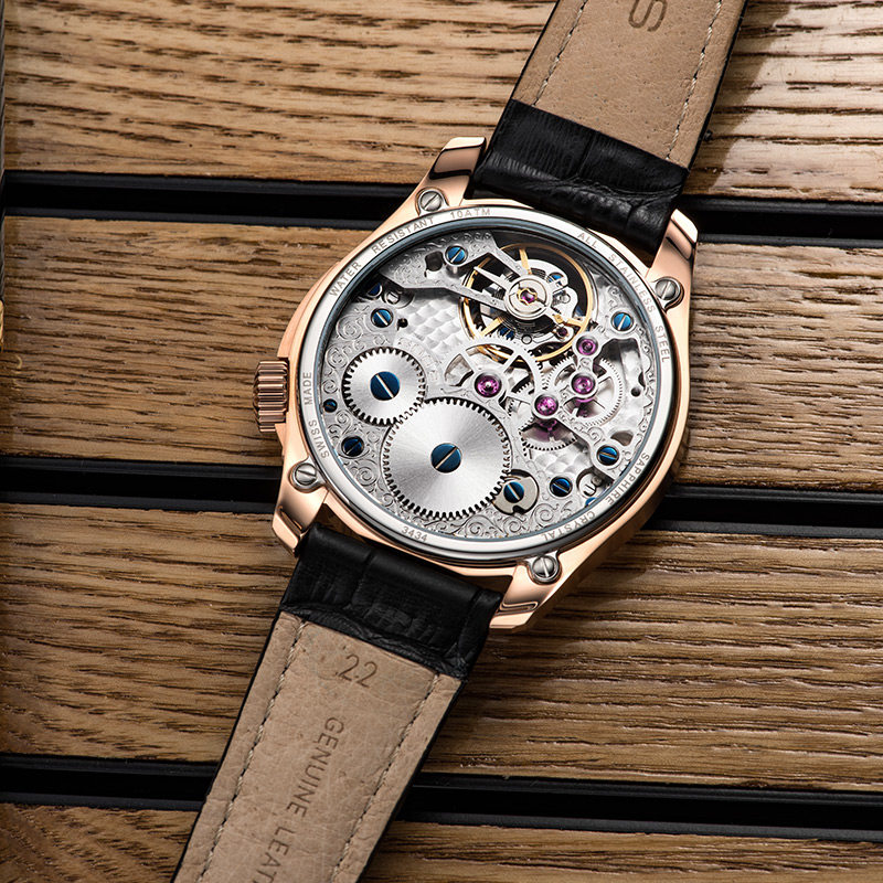 瑞士爱宝时EPOS 激情系列 限量款手动机械男表3434.183.24.38.25